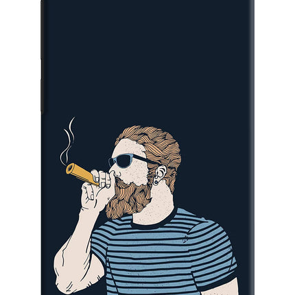 Smoking Vivo Y55s Hard Case Back Cover by Casekaro