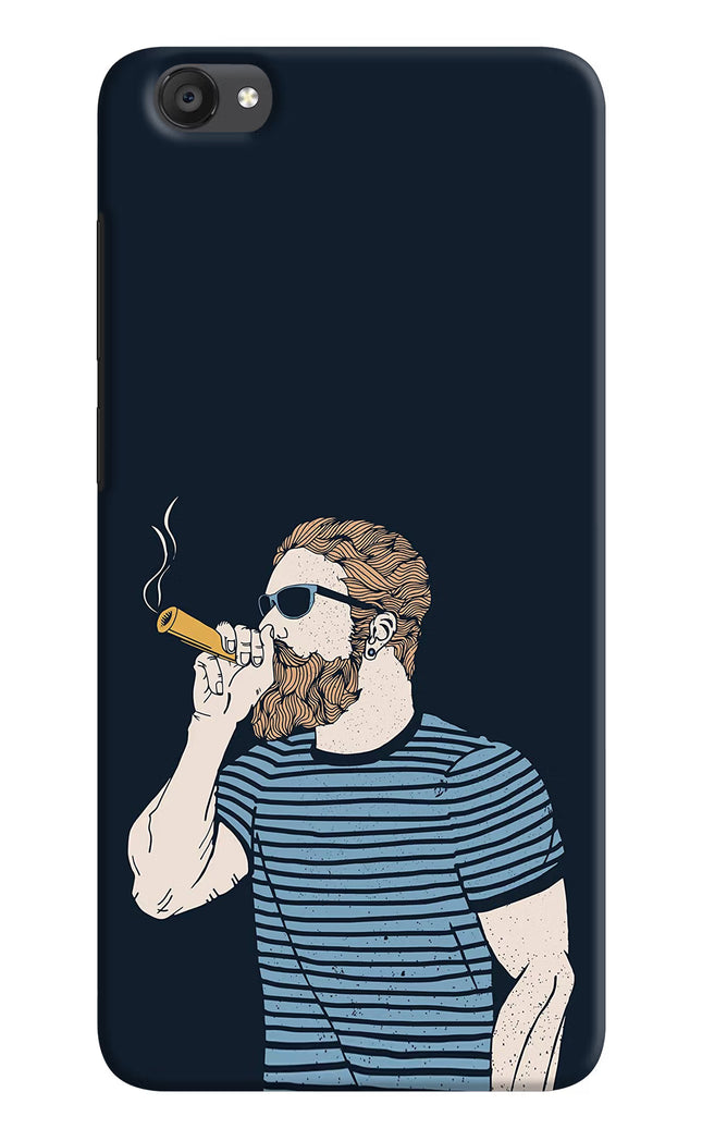 Smoking Vivo Y55s Hard Case Back Cover by Casekaro
