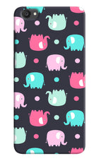 Elephants Vivo Y55s Hard Case Back Cover by Casekaro