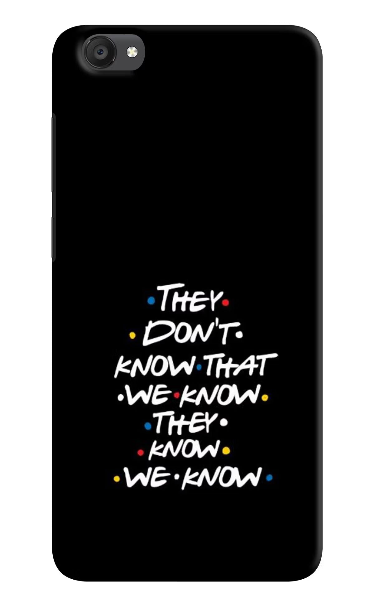 FRIENDS Dialogue Vivo Y55s Hard Case Back Cover by Casekaro