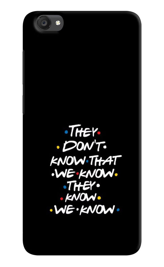 FRIENDS Dialogue Vivo Y55s Hard Case Back Cover by Casekaro