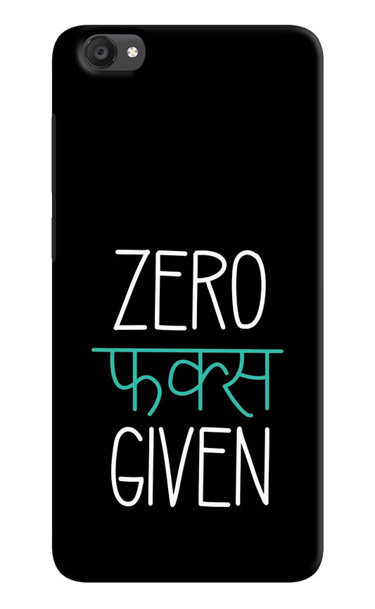 Zero Fucks Given Vivo Y55s Hard Case Back Cover by Casekaro