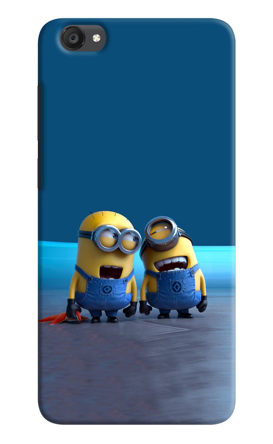 Minion Laughing Vivo Y55s Hard Case Back Cover by Casekaro