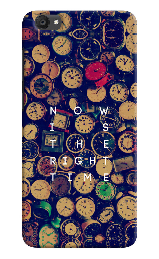 Now is the Right Time Quote Vivo Y55s Hard Case Back Cover by Casekaro