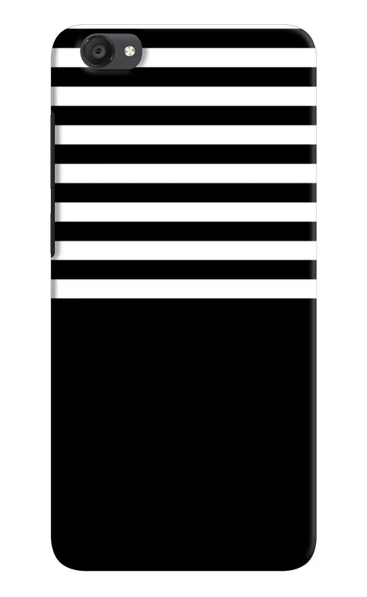 Black and White Print Vivo Y55s Hard Case Back Cover by Casekaro