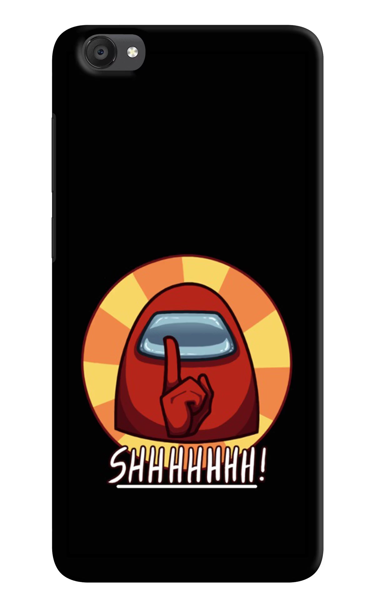 Among Us Shhh! Vivo Y55s Hard Case Back Cover by Casekaro