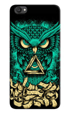 Green Owl Vivo Y55s Hard Case Back Cover by Casekaro