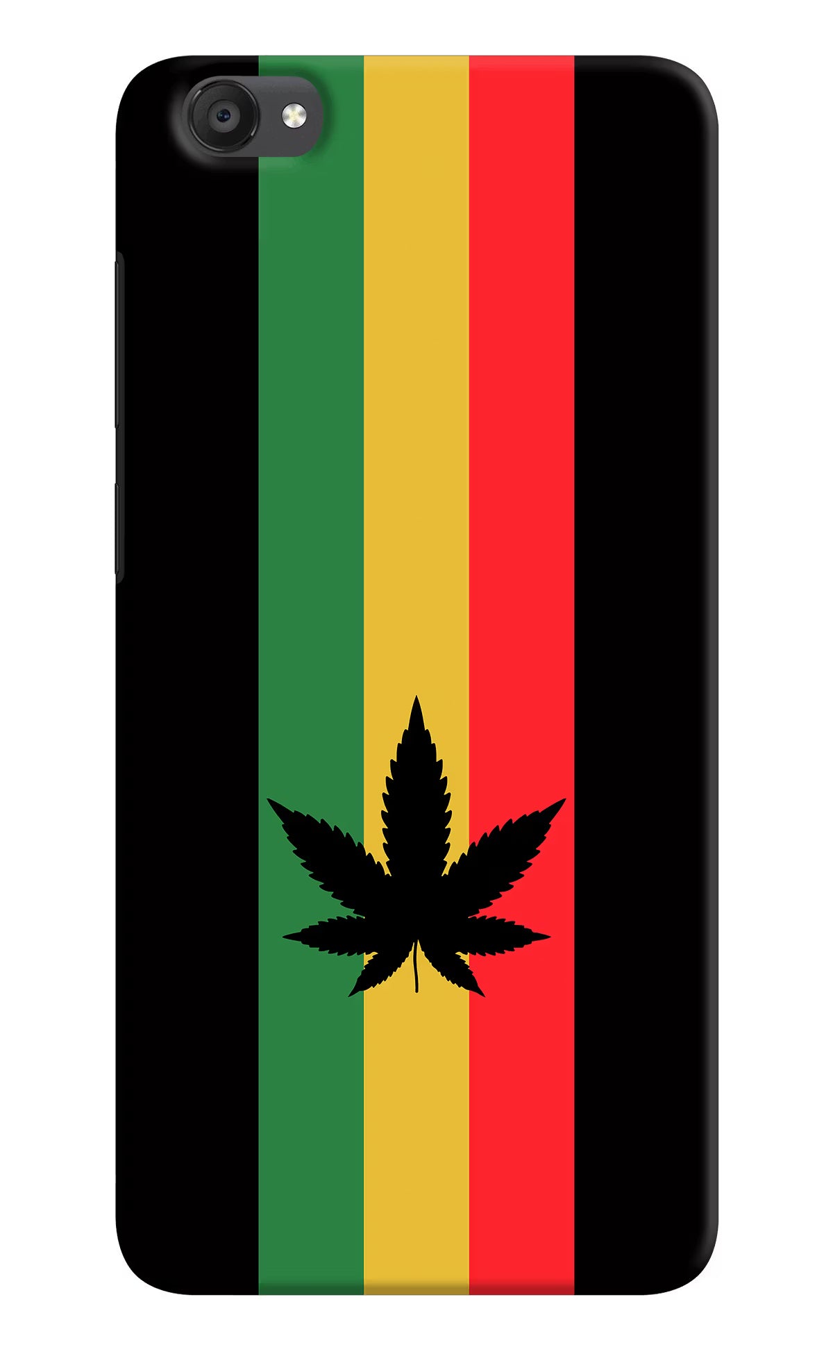 Weed Flag Vivo Y55s Hard Case Back Cover by Casekaro
