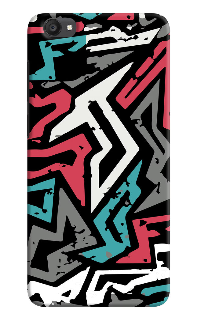 Geometric Graffiti Vivo Y55s Hard Case Back Cover by Casekaro