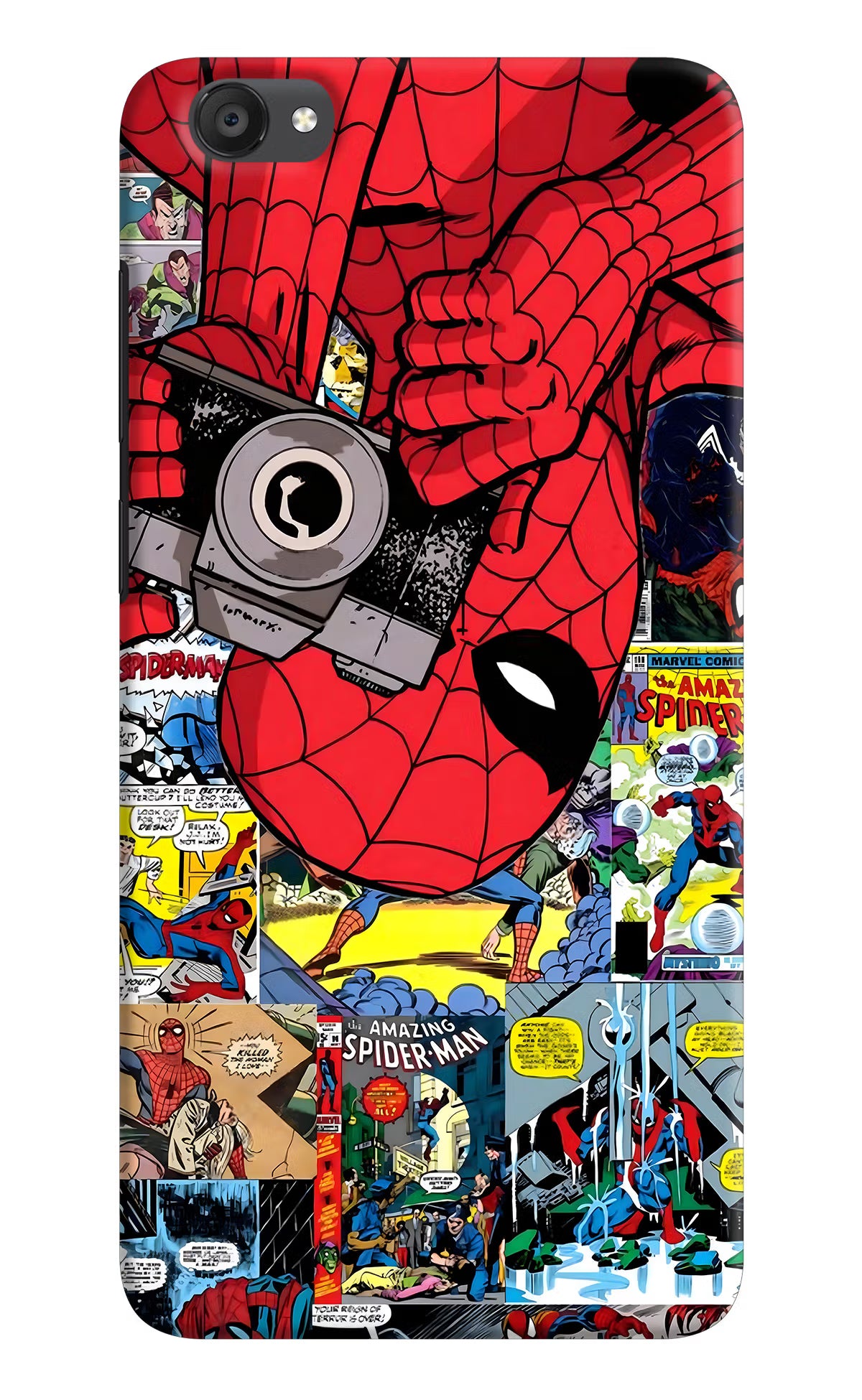 Spider Man Vivo Y55s Hard Case Back Cover by Casekaro