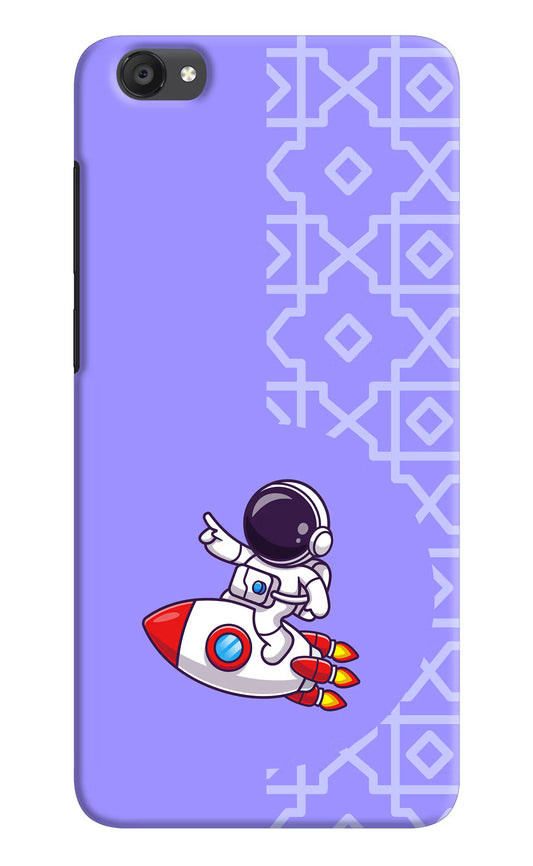 Cute Astronaut Vivo Y55s Hard Case Back Cover by Casekaro