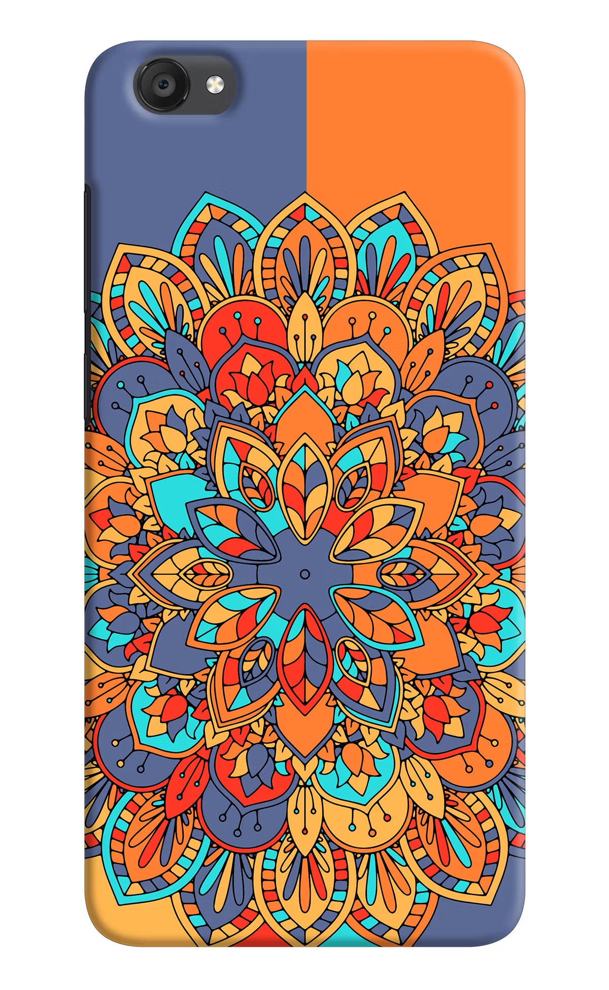 Color Mandala Vivo Y55s Hard Case Back Cover by Casekaro