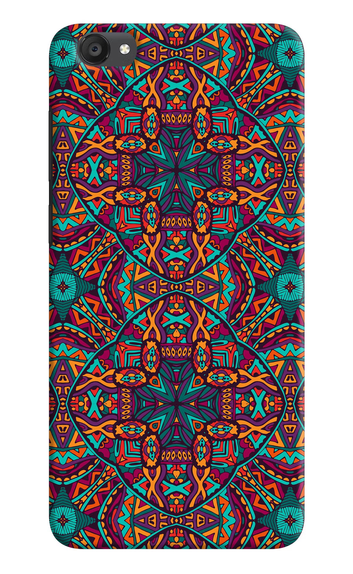 Colour Mandala Vivo Y55s Hard Case Back Cover by Casekaro