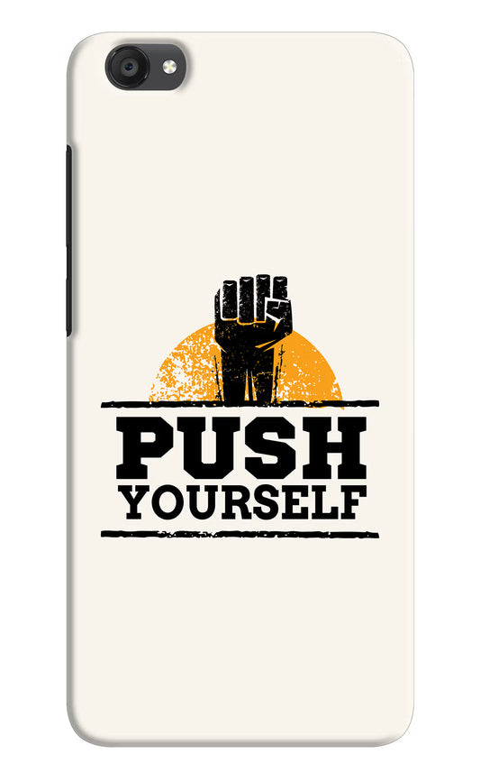 Push Yourself Vivo Y55s Hard Case Back Cover by Casekaro