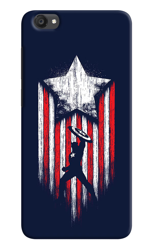 Captain America Marvel Art Vivo Y55s Hard Case Back Cover by Casekaro