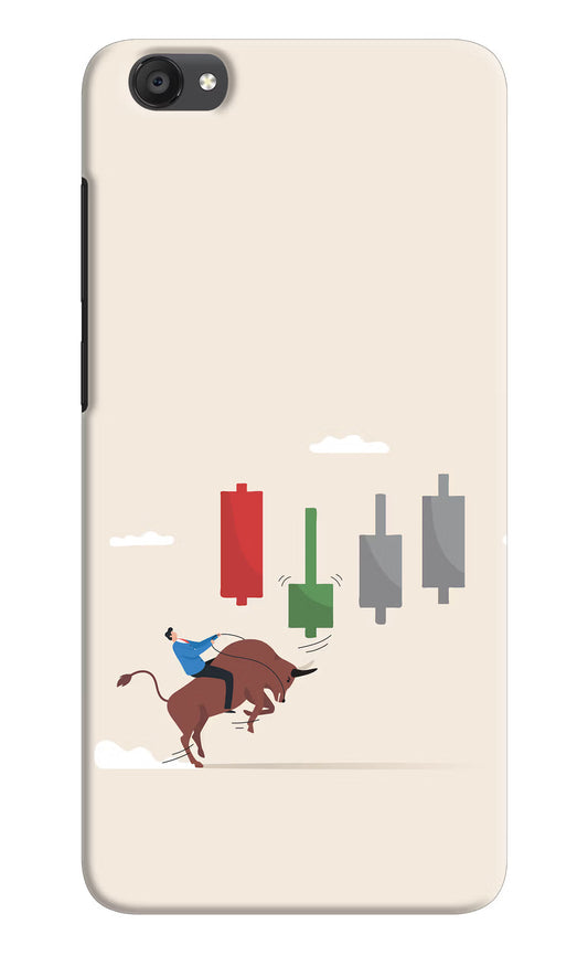 Bull Trading Momentum Vivo Y55s Hard Case Back Cover by Casekaro