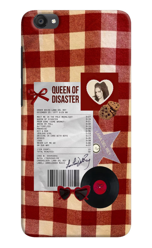 Queen of Disaster Vivo Y55s Hard Case Back Cover by Casekaro