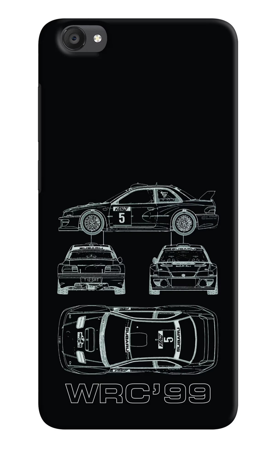 WRC'99 Vivo Y55s Back Cover, Hard case