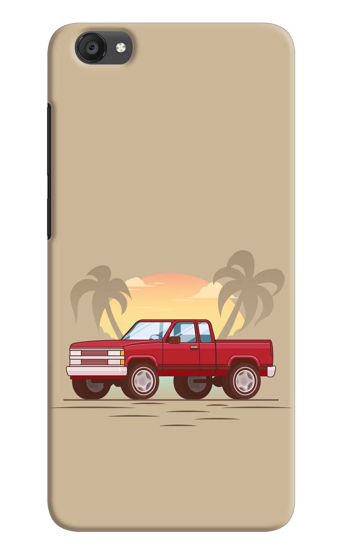 Desert Classic Drive Vivo Y55s Hard Case Back Cover by Casekaro