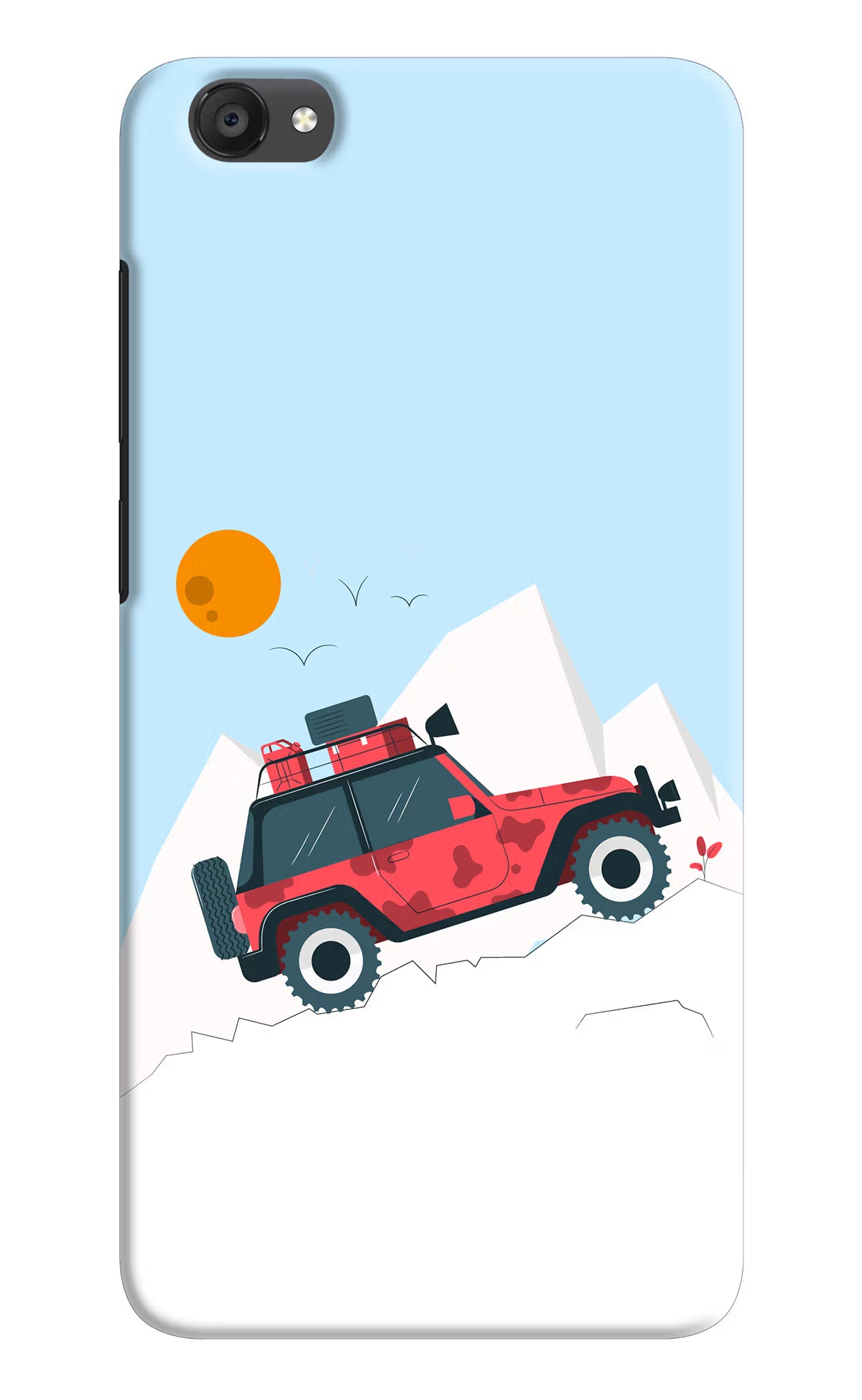 Mountain Trail Beast Vivo Y55s Hard Case Back Cover by Casekaro