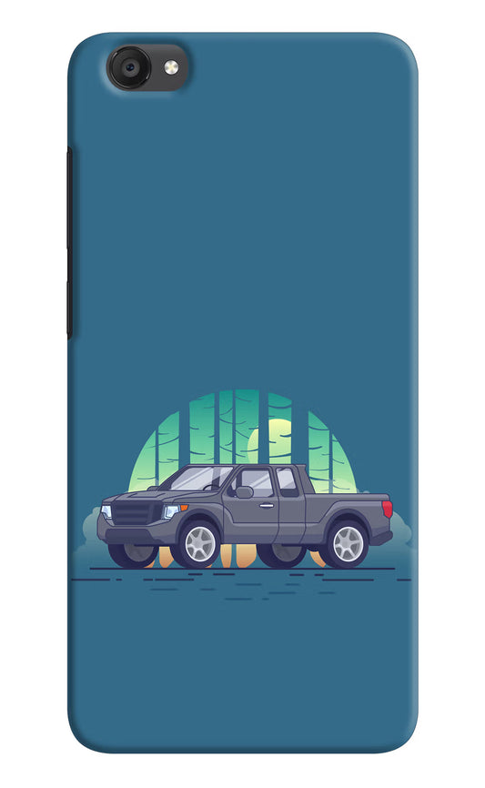 Retro Garage Vibe Vivo Y55s Hard Case Back Cover by Casekaro