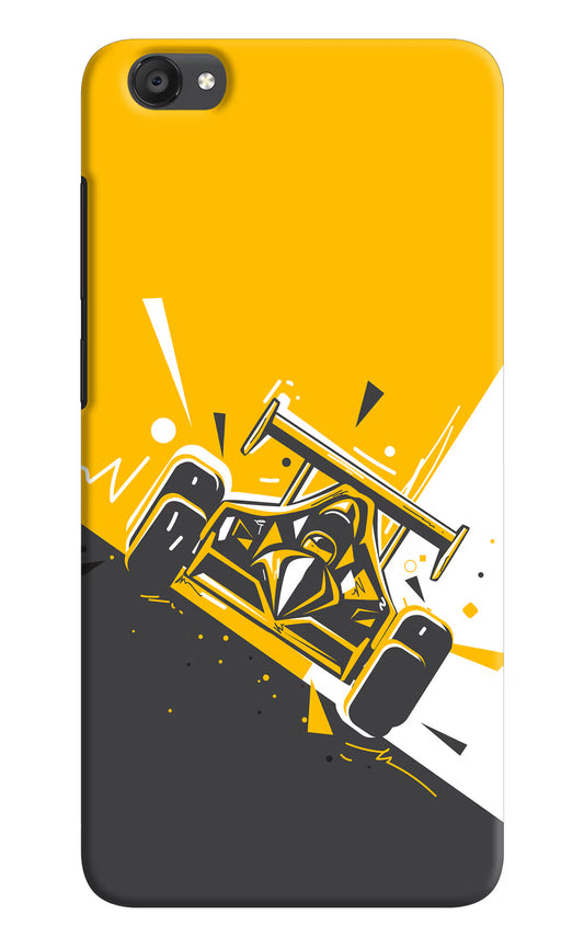 Track King Vivo Y55s Hard Case Back Cover by Casekaro