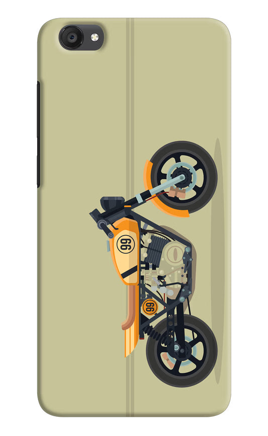 Vertical Speedster Vivo Y55s Hard Case Back Cover by Casekaro