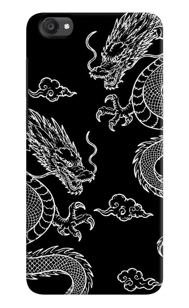 Twin Dragons Vivo Y55s Hard Case Back Cover by Casekaro