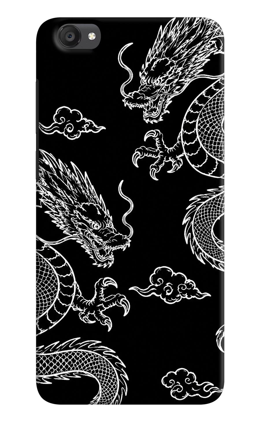 Twin Dragons Vivo Y55s Back Cover, Hard case