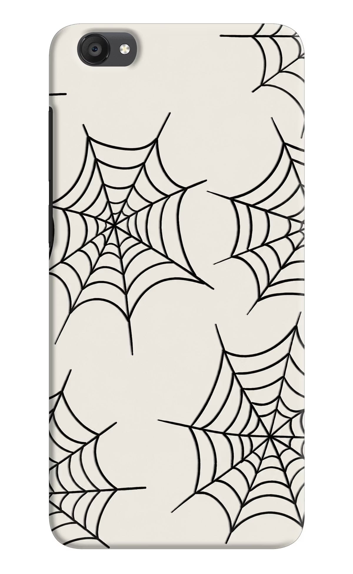 Spider Web Vivo Y55s Hard Case Back Cover by Casekaro