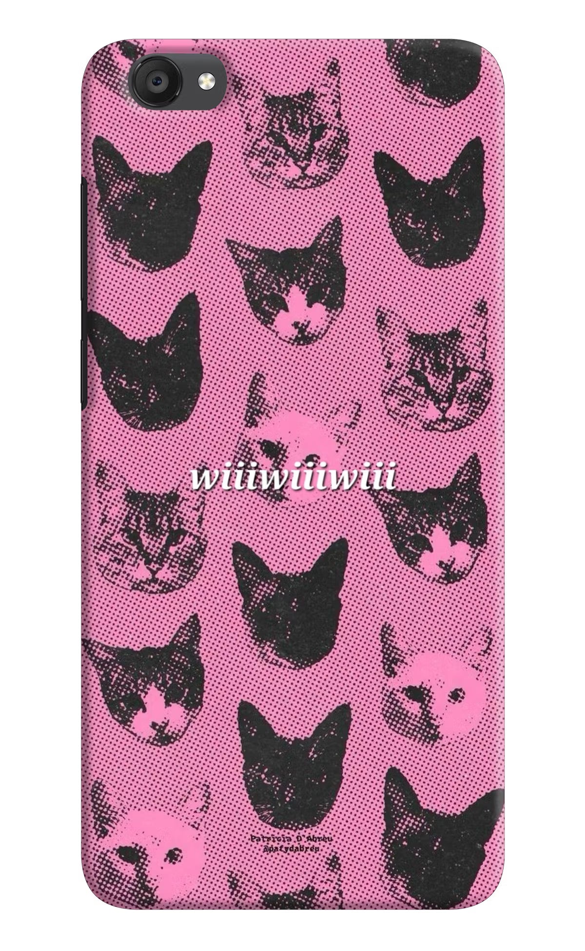 Pink Cats Vivo Y55s Back Cover