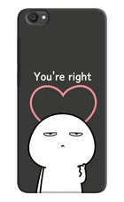 You're Right Vivo Y55s Hard Case Back Cover by Casekaro