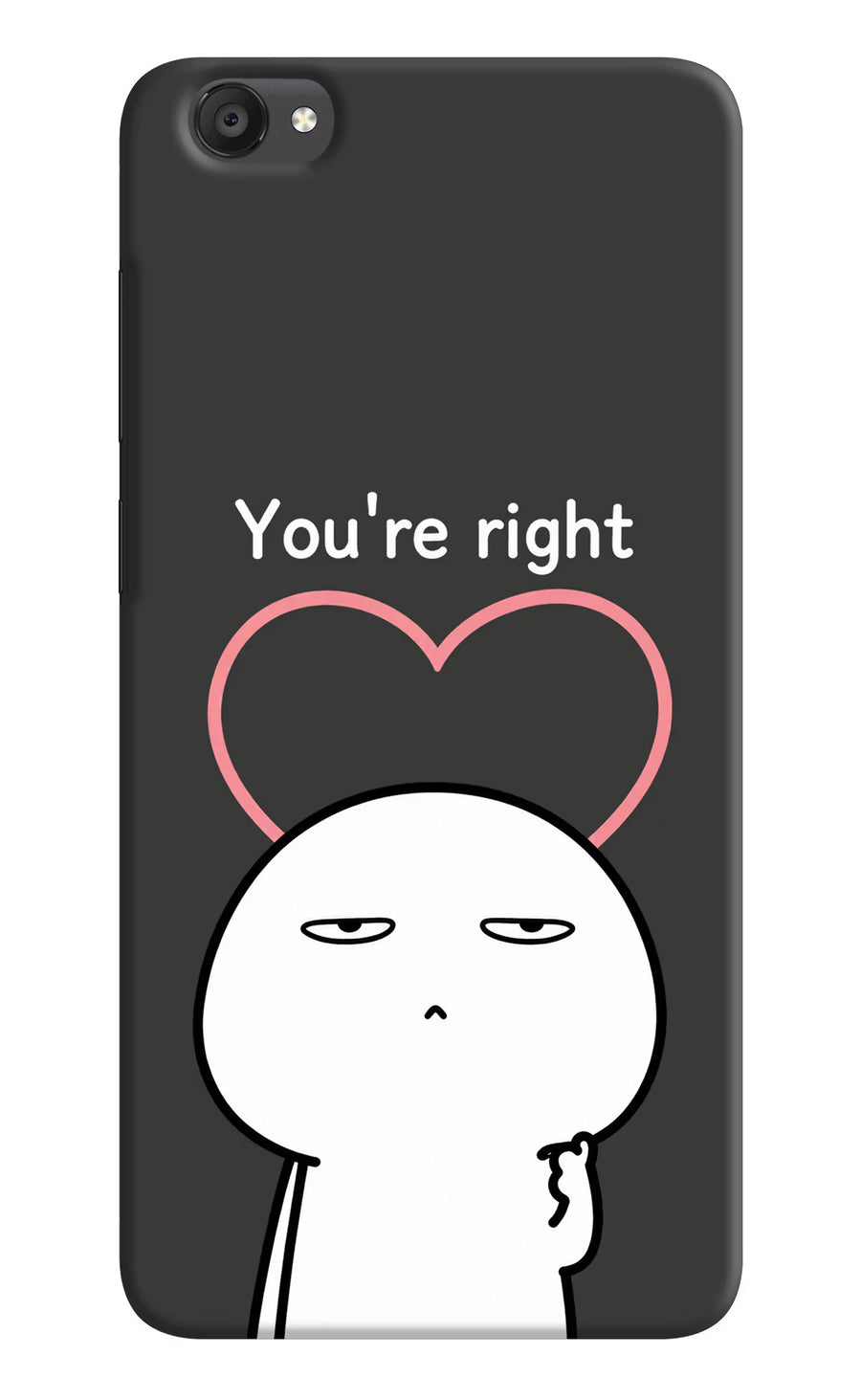 You're Right Vivo Y55s Back Cover, Hard case