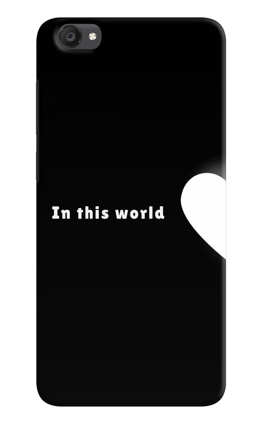 This World Vivo Y55s Hard Case Back Cover by Casekaro