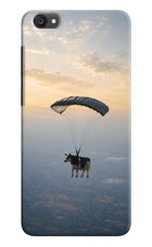 Skydiving Cow Vivo Y55s Hard Case Back Cover by Casekaro