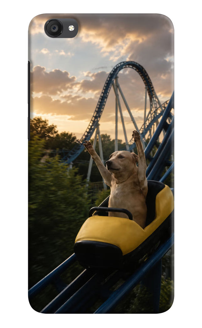 Rollercoaster Dog Vivo Y55s Hard Case Back Cover by Casekaro