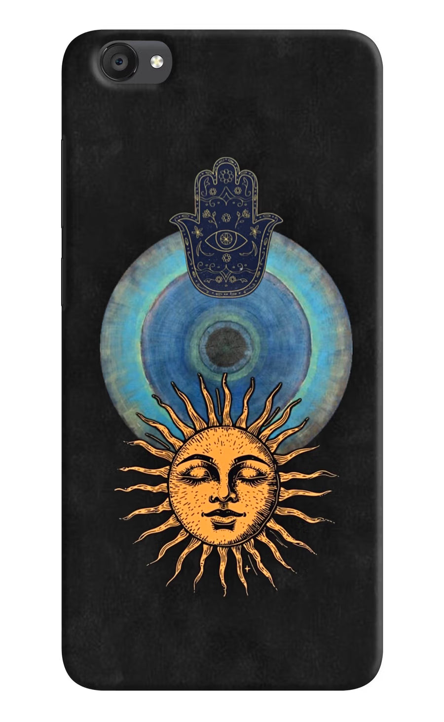 Divine Sun Vivo Y55s Back Cover, Hard case