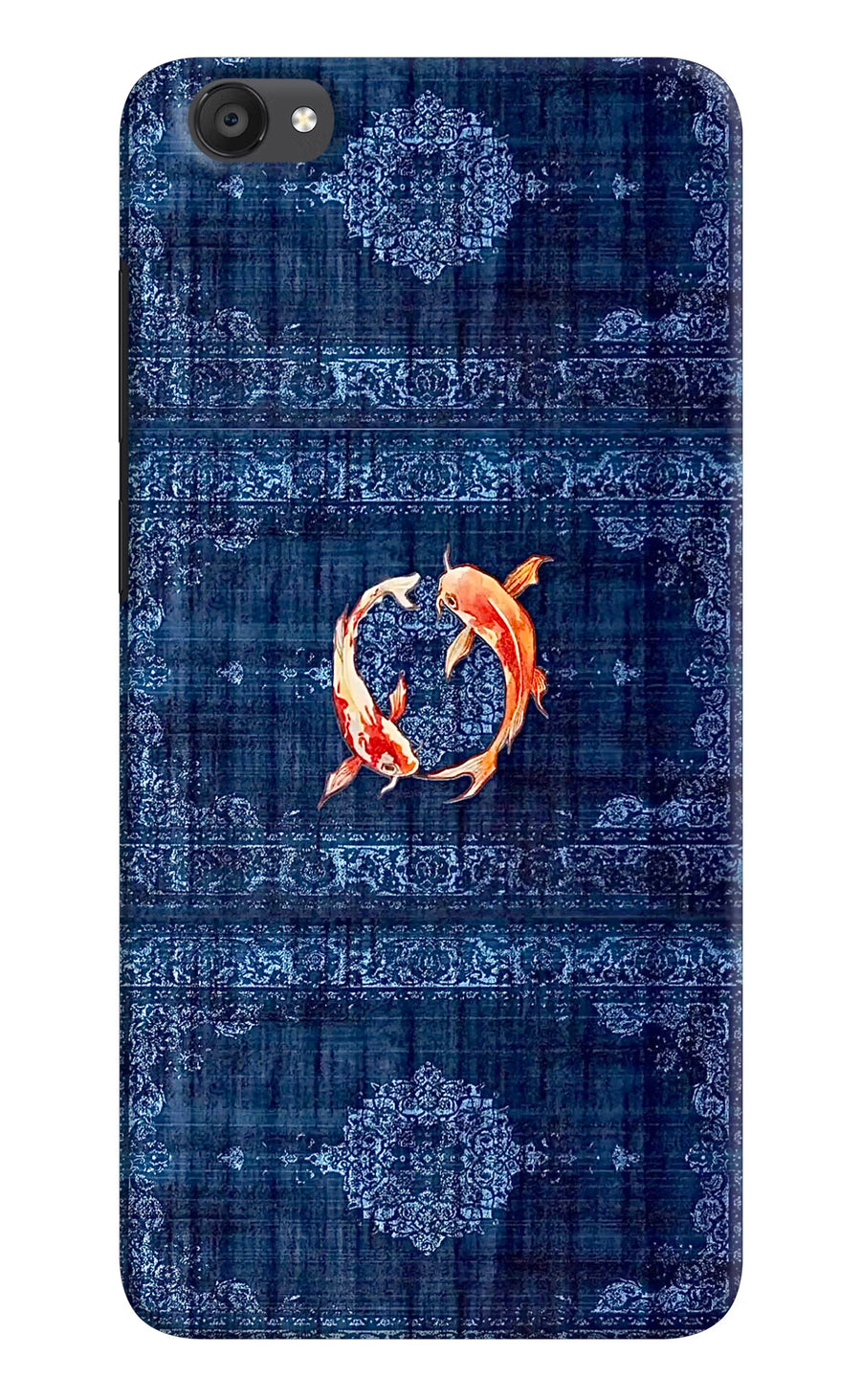 Koi Blue Vivo Y55s Back Cover, Hard case