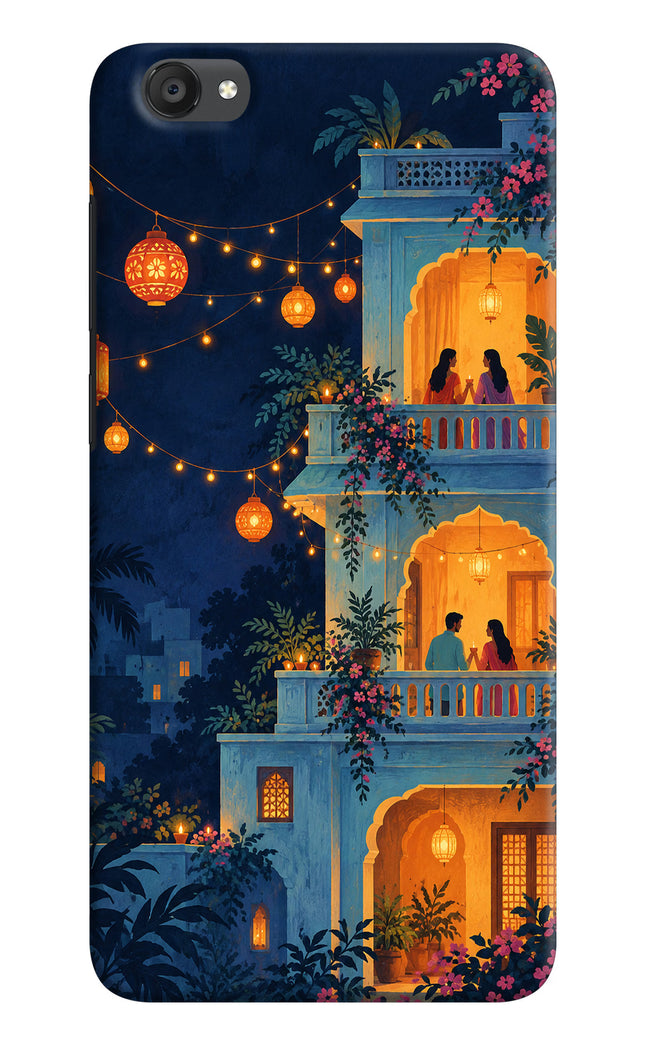Balcony Glow Vivo Y55s Hard Case Back Cover by Casekaro