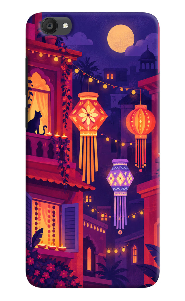 Lantern Lane Vivo Y55s Hard Case Back Cover by Casekaro