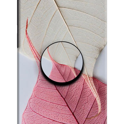 White Pink Leaf Vivo Y55s Pop Case by Casekaro