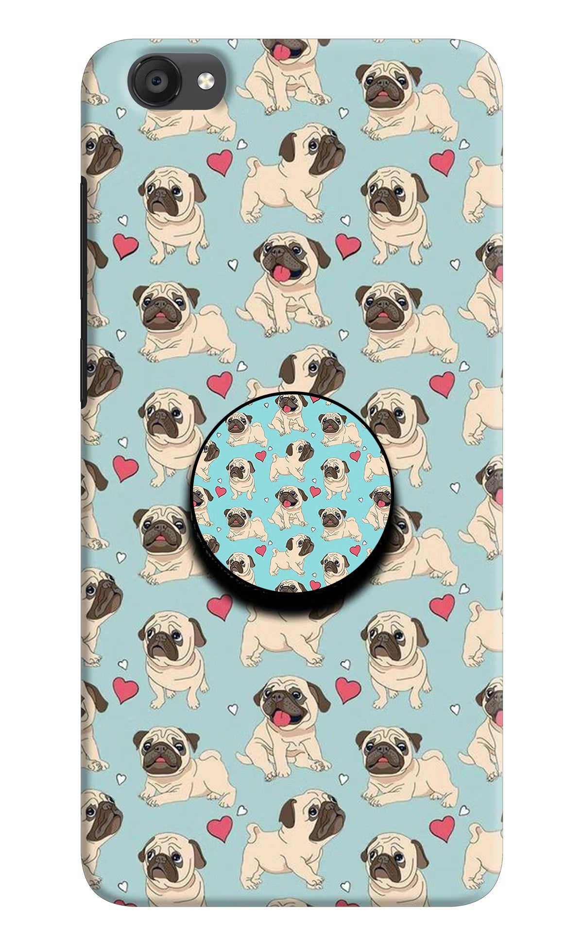 Pug Dog Vivo Y55s Pop Case by Casekaro