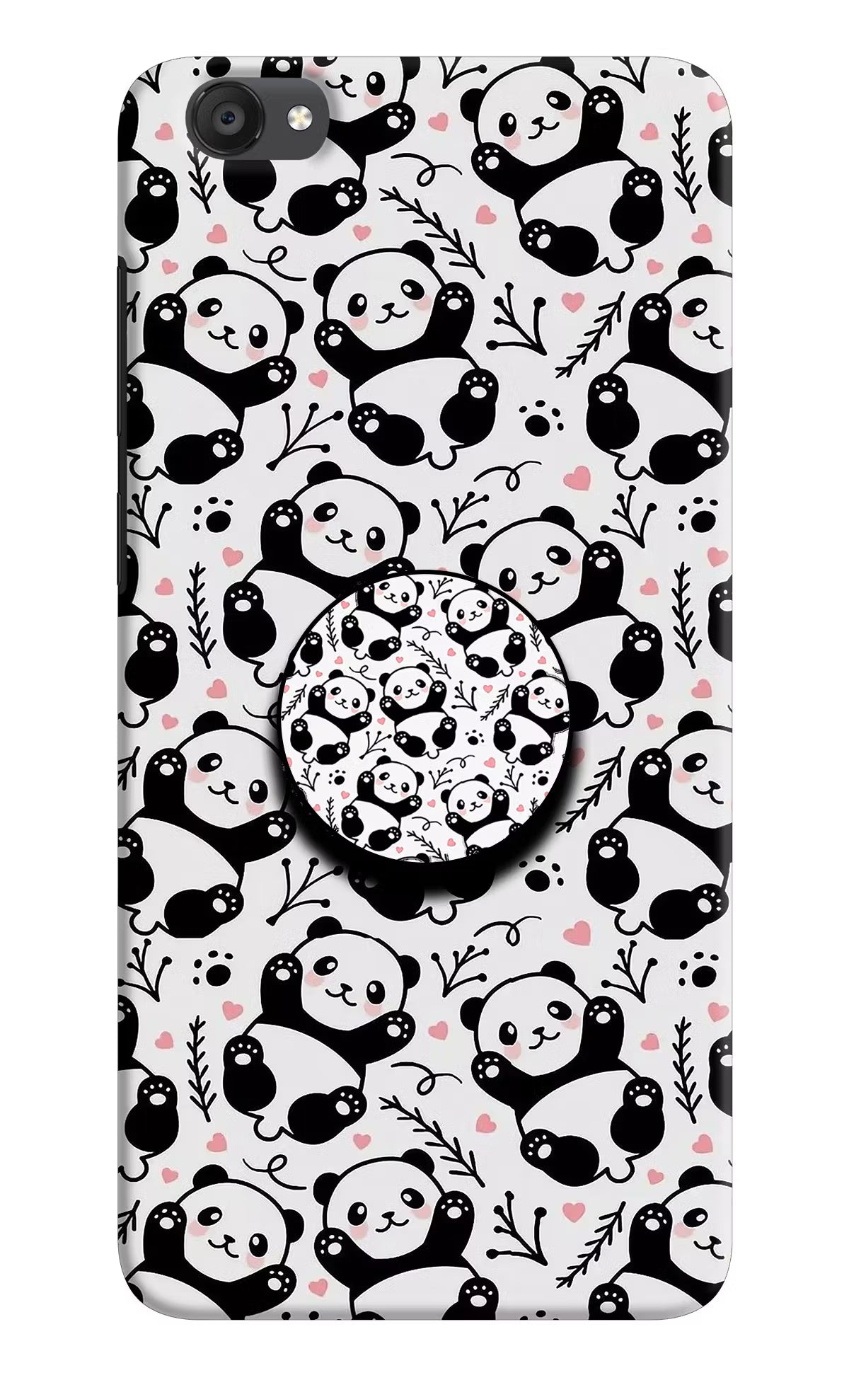 Cute Panda Vivo Y55s Pop Case by Casekaro