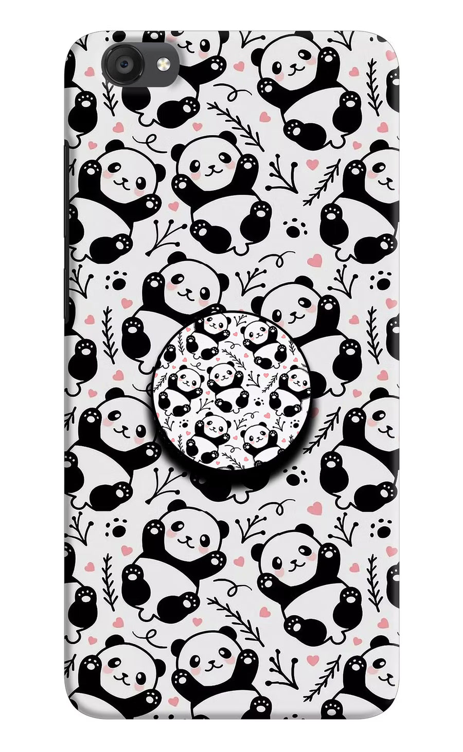 Cute Panda Vivo Y55s Pop Case, Hard case