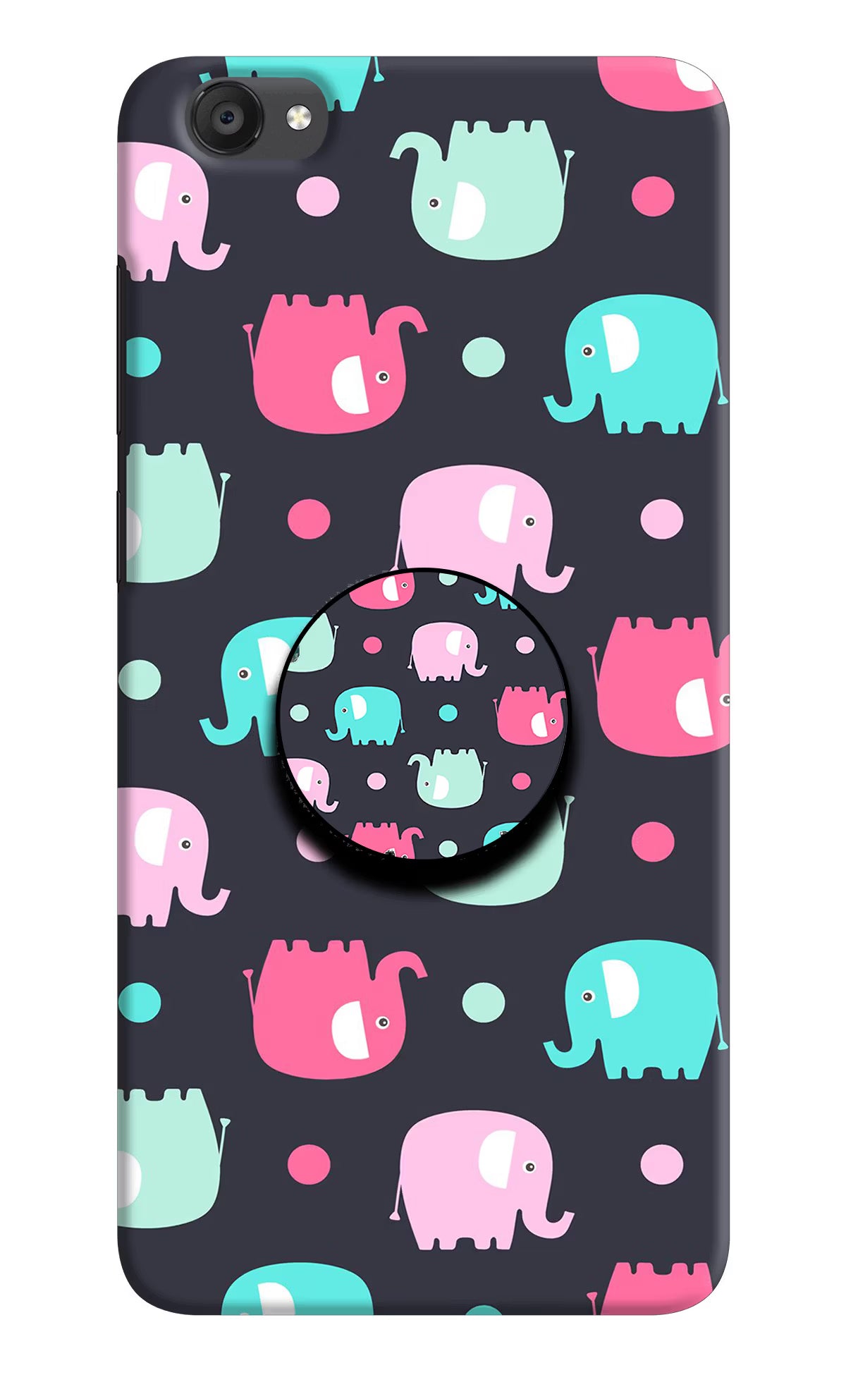 Baby Elephants Vivo Y55s Pop Case by Casekaro