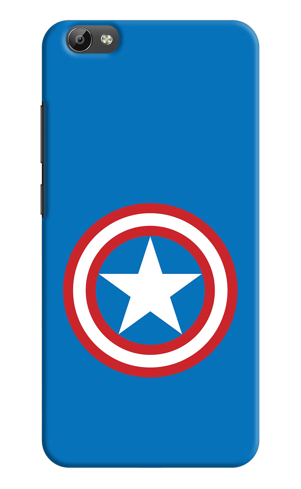 Captain America Logo Vivo Y66 Hard Case Back Cover by Casekaro