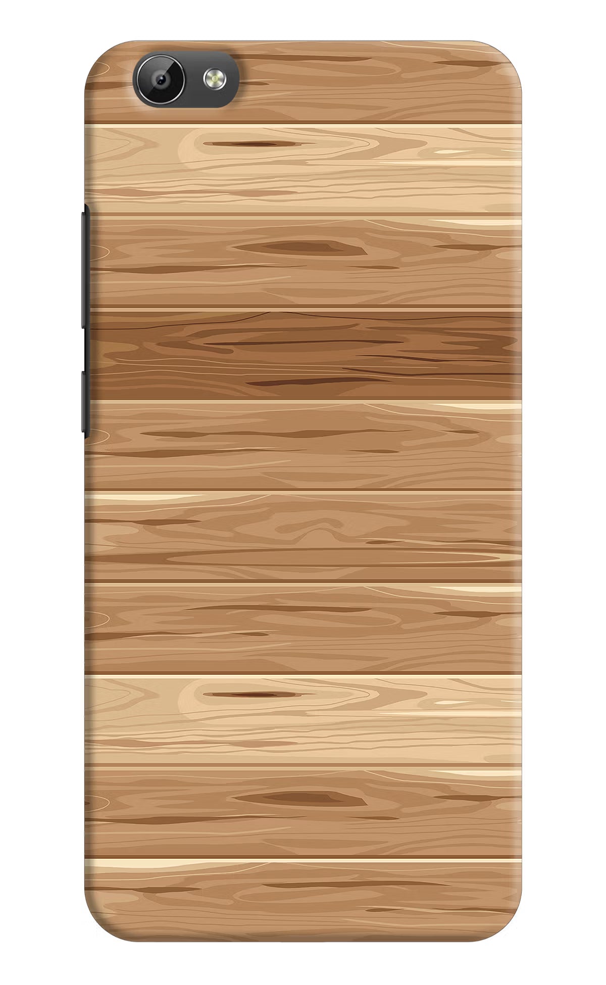 Wooden Vector Vivo Y66 Hard Case Back Cover by Casekaro