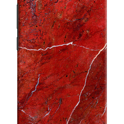 Red Marble Design Vivo Y66 Hard Case Back Cover by Casekaro