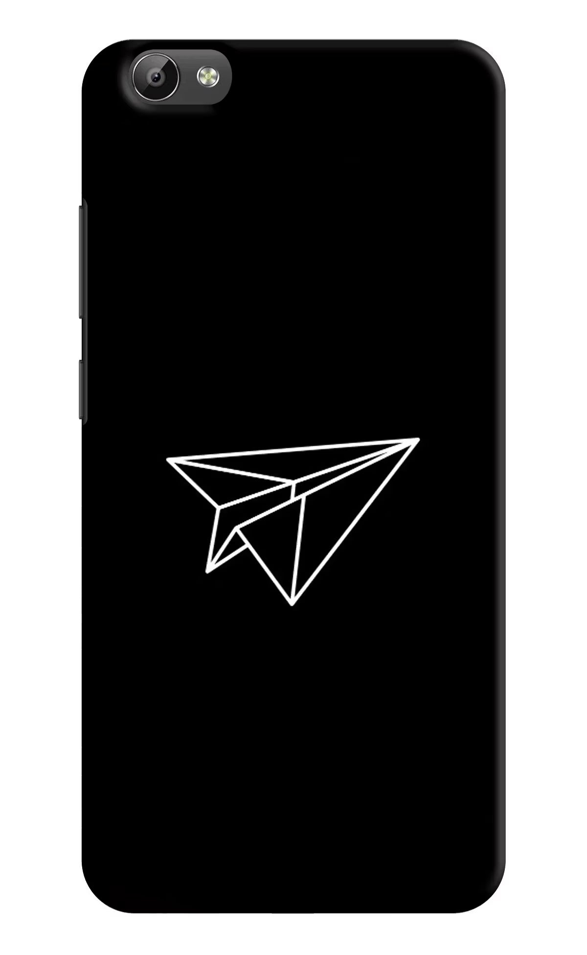 Paper Plane White Vivo Y66 Hard Case Back Cover by Casekaro