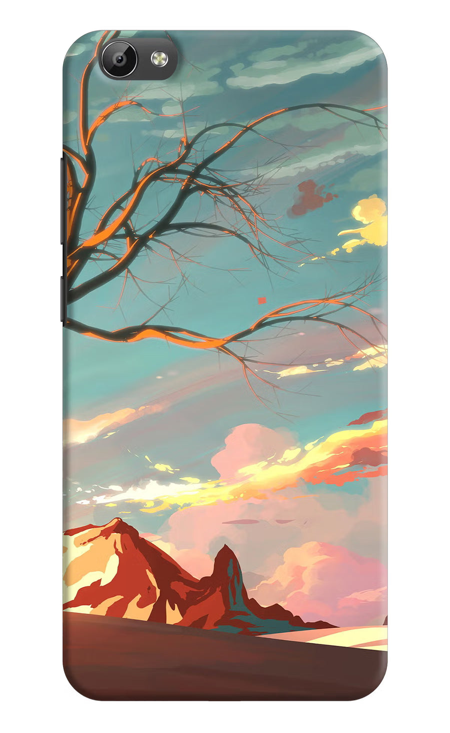 Scenery Vivo Y66 Back Cover, Hard case